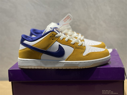 Pure original version_ Nike SB Dunk Low_LASER Orange _Lakers color matching_ the item number_ BQ6817-800_ full code shipment 36--46-fb20215f